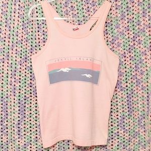 Vintage Pastel Jekyll Island Racer Back Tank